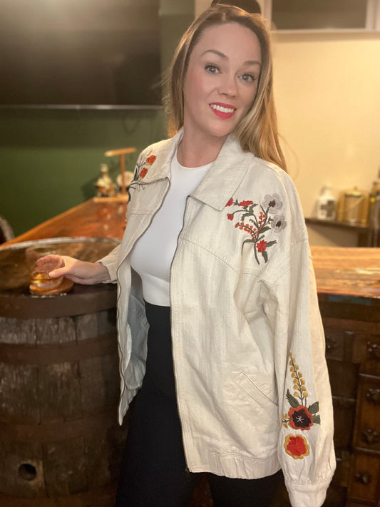 Wildflower Denim jacket