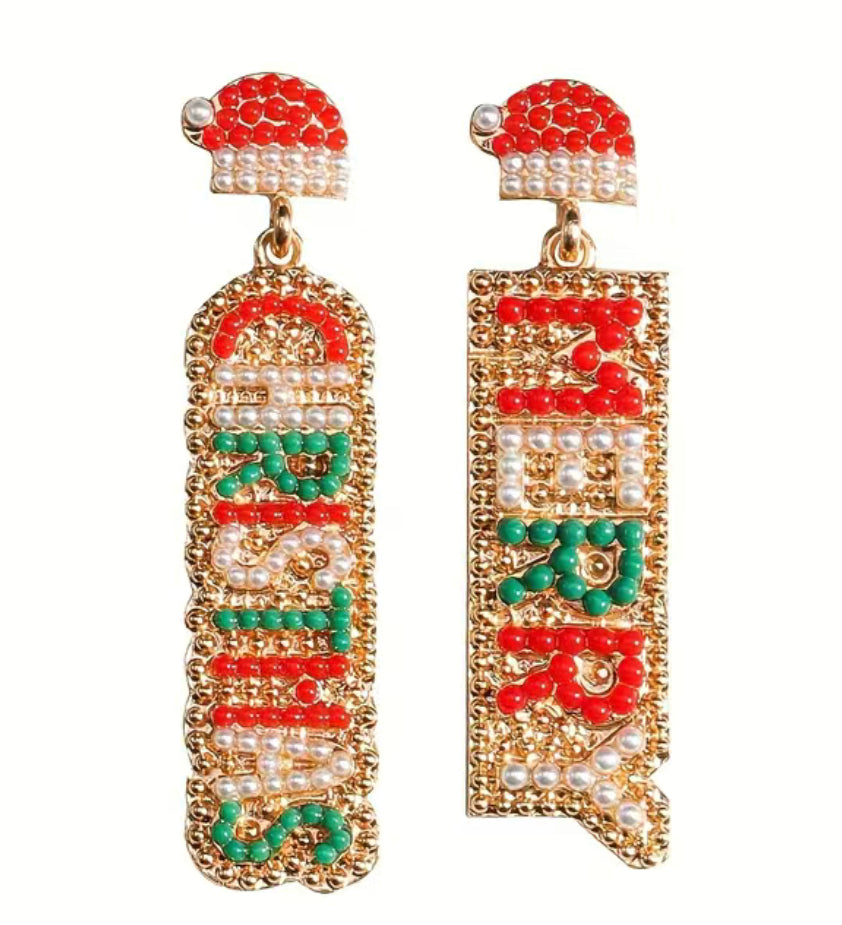 Merry Christmas Earrings