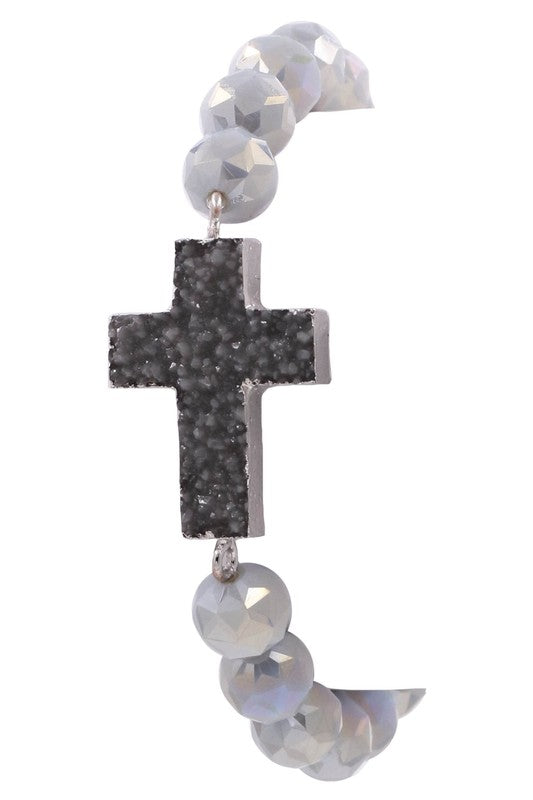 Crystal cross Bracelet