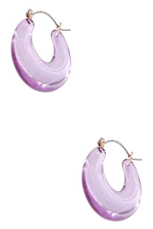 Lilac Acrylic Earrings