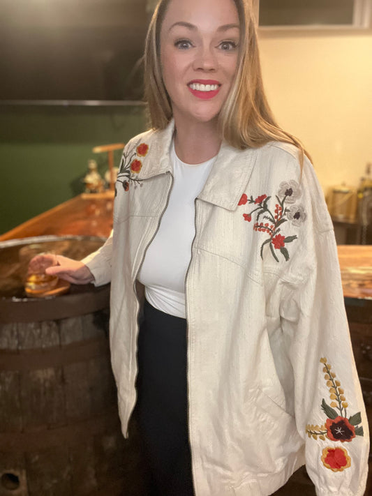 Wildflower Denim jacket