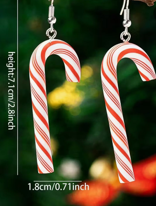 Candy Cane Earrings