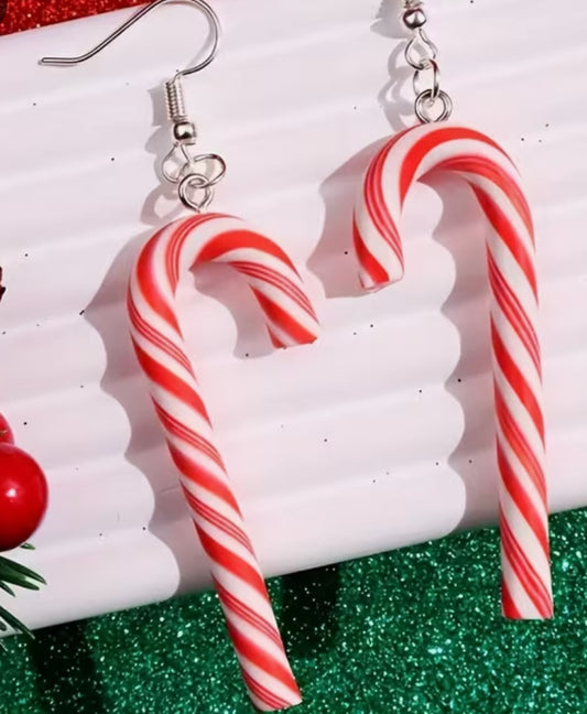 Candy Cane Earrings