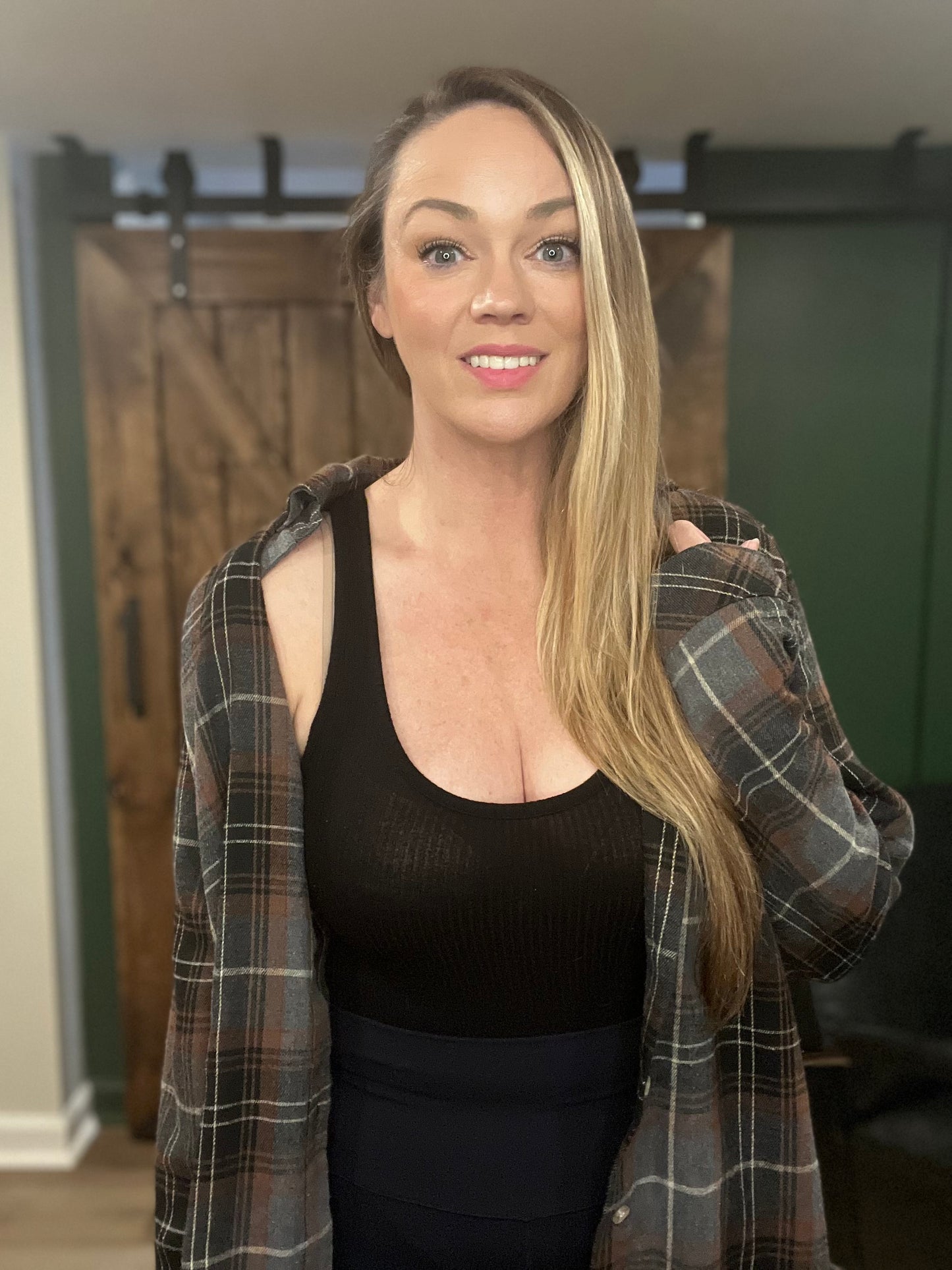 Bonfire Oversized Flannel Shirt