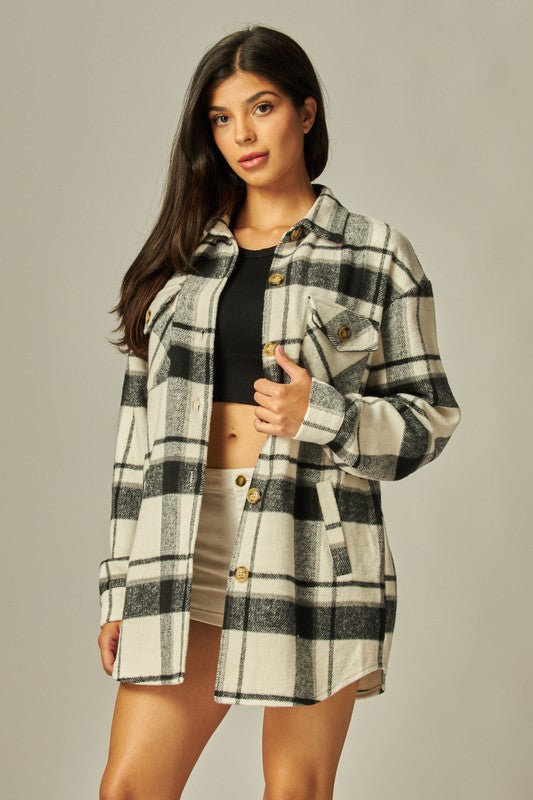 Bad Santa Flannel Shacket