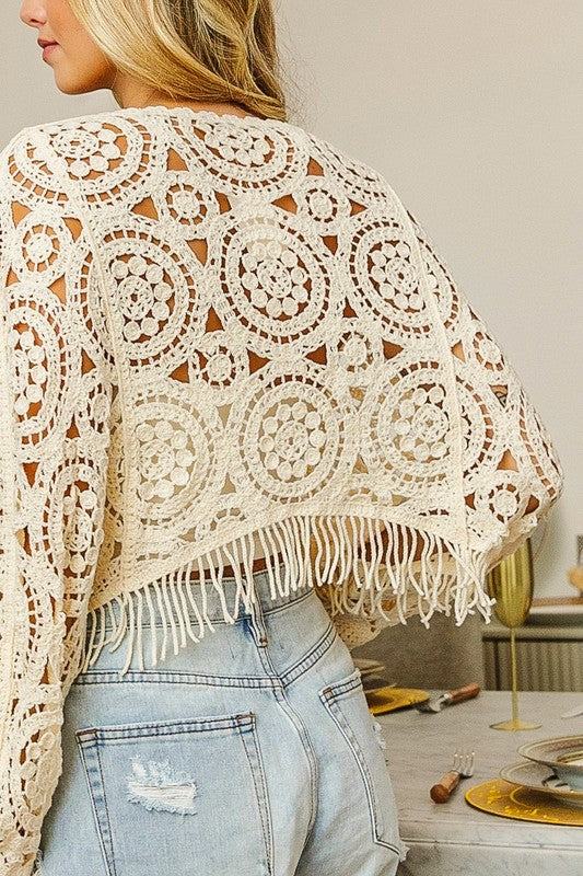 Snowflake Crochet Crop