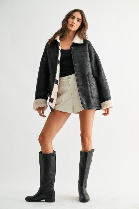 The North Reversible Sherpa Jacket