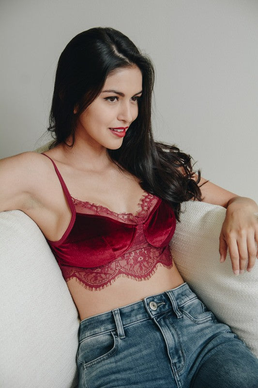 Crushed Berries Crop Cami